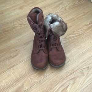 Brown Fur Boots
